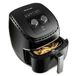 3.5 QT Electric 1300W Hot Air Fryer with Timer& Temperature Control