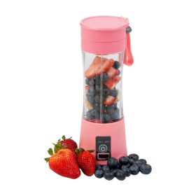 Mind Reader Portable Blender 6 Stainless Steel Blades 12.8 oz Pink