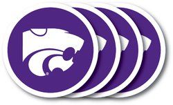 Kansas State Wildcats Coaster Set - 4 Pack Special Order