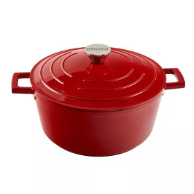 5qt Cast Aluminum Dutch Oven - Red