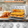 6 Slice 26QT/26L Air Fryer Fry Oil-Free, Extra Large Toaster Oven Combo, Air Fryer Oven, Roast, Bake, Broil,Convection Countertop Oven