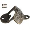 Zinc Alloy Bottle Opener Wall Mounted Vintage Retro Beer Opener Tool Accessories Bronze Color with Screws Bar Decoration Gadgets