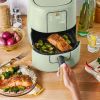 3 Qt Air Fryer with TurboCrisp Technology, Cornflower Blue