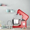 3-in-1 Multi-functional 6-speed Tilt-head Food Stand Mixer