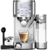 Geek Chef Espresso and Cappuccino Machine with Automatic Milk Frother,20Bar Espresso Maker for Home, for Cappuccino or Latte,with ESE POD filter