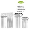 24pcs Dining Room Dinnerware Set Stainless Steel Cutlery Set