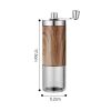 Manual Coffee Grinder Stainless Steel Hand Adjustable Steel Core Burr For Kitchen Portable Coffee Mills Coffee Espresso Press