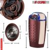 5 Core Coffee Grinder • 85 Gram Or 3 Ounces / 12 Cup Capacity • One-Touch Automatic Electric Bean Spice Grinding Machine • 150W Copper Motor •