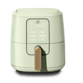 6 Quart Touch Screen Air Fryer (Color: Sage Green)