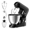 4.3 Qt 550 W Tilt-Head Stainless Steel Bowl Electric Food Stand Mixer