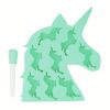 1pc Unicorn Silicone Ice Cube Molds And Tray Chocolate Candy Soap Jelly Cookie Gummy Wax Resin